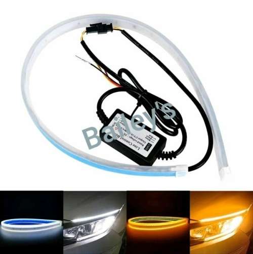 Wholesale: 2PC Flexible 60cm LED Headlight Strip Lights(Minimum Order of 5 sets)