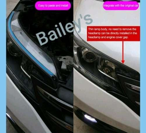 Wholesale: 2PC Flexible 60cm LED Headlight Strip Lights(Minimum Order of 5 sets)