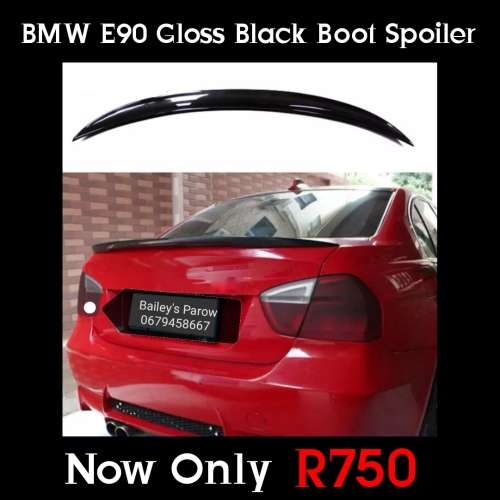 BMW E90 Gloss Black Boot Spoiler