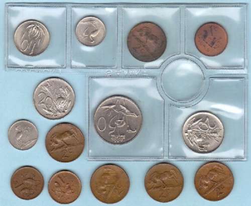 1975 RSA coin set - includes uncirculated coins