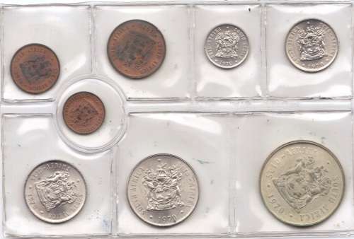 1970 RSA uncirculated coins mint pack * incl. silver R1