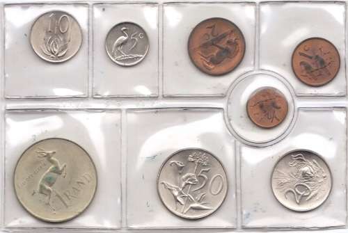 1970 RSA uncirculated coins mint pack * incl. silver R1