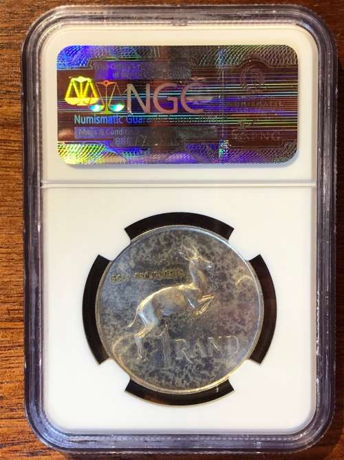 1965 RSA R1 (1 rand) * English * NGC PF65 * silver