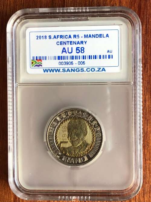 2018 R5 (five rand) * SANGS AU58