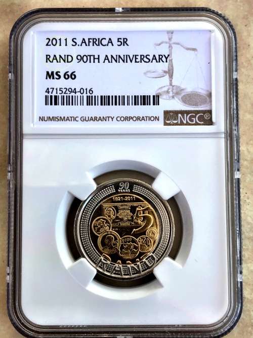 2011 South Africa R5, NGC MS66