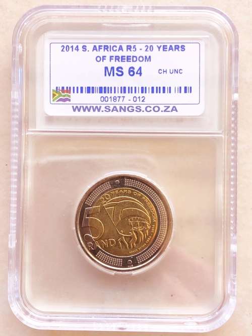 2014 South Africa R5, SANGS MS64