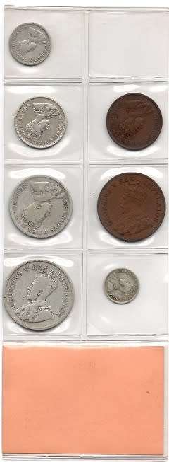 1936 SAU circulated coins set