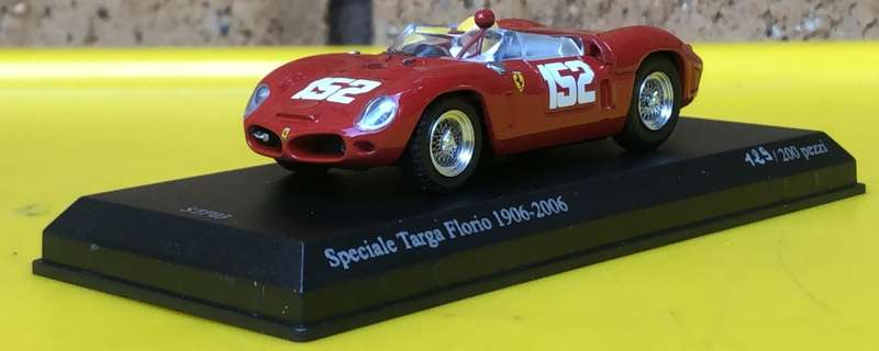 Ferrari 246 SP, 1962 Targa Florio (Ricardo Rodrigeuz, Olivier Gendebien & Willy Mairesse) *Limited*