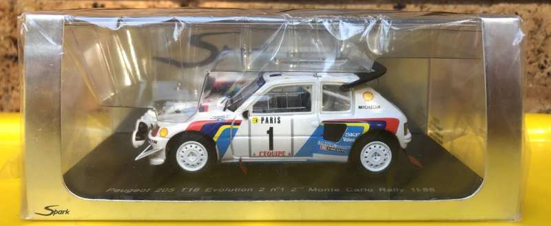 Peugeot 205 T16 Evolution 2, 1986 Monte Carlo Rally