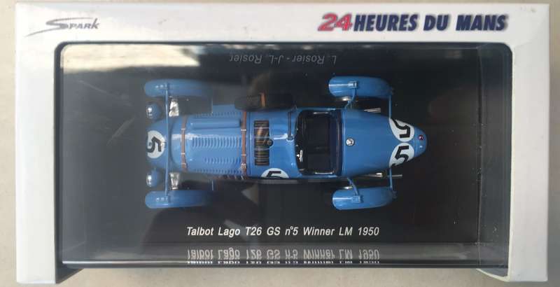 Talbot Lago T26 GS, 1950 Le Mans Winner (#5, Jean-Louis Rosier & Louis Rosier)