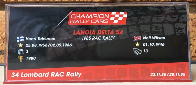 Lancia Delta S4, 1985 (#6, H. Tolvonen & N. Wilson)