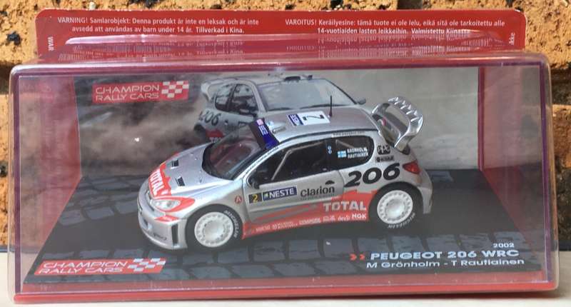 Peugeot 206 WRC, 2002 (#2, M. Gronholm & T Rautiainen)