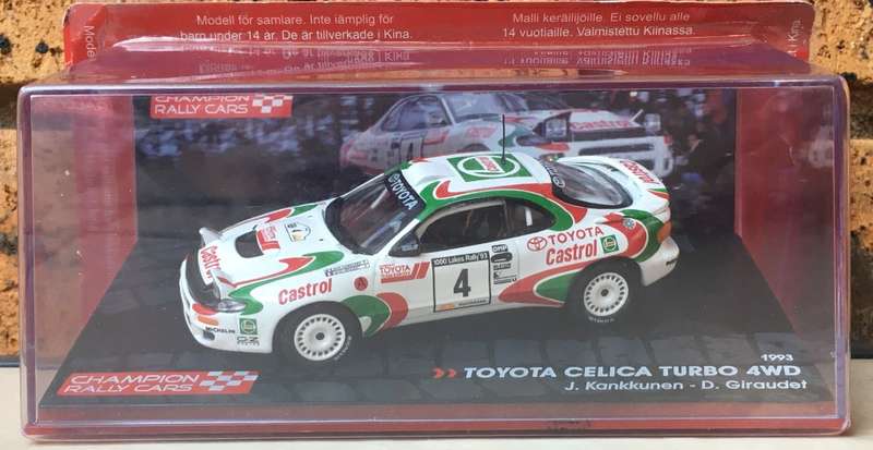Toyota Celica Turbo 4WD, 1993 (#4, J. Kankkunen & D. Giraudet)
