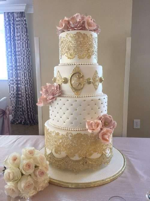 Edible lace (Ready made) for cake decorating- Oriel