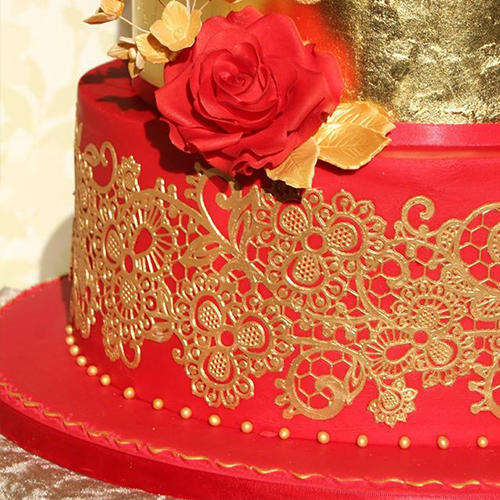 Edible lace (Ready made) for cake decorating- Oriel