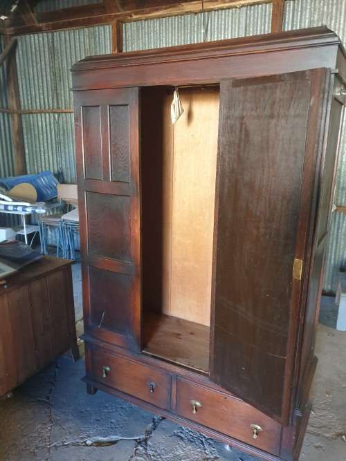 DARK OAK hanging wardrobe