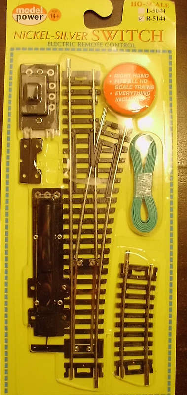 MODEL POWER HO SCALE RIGHT SWITCH R-5144