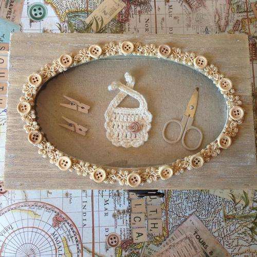 GORGEOUS HAND MADE VINTAGE SEWING BOX WITH GLASS DISPLAY