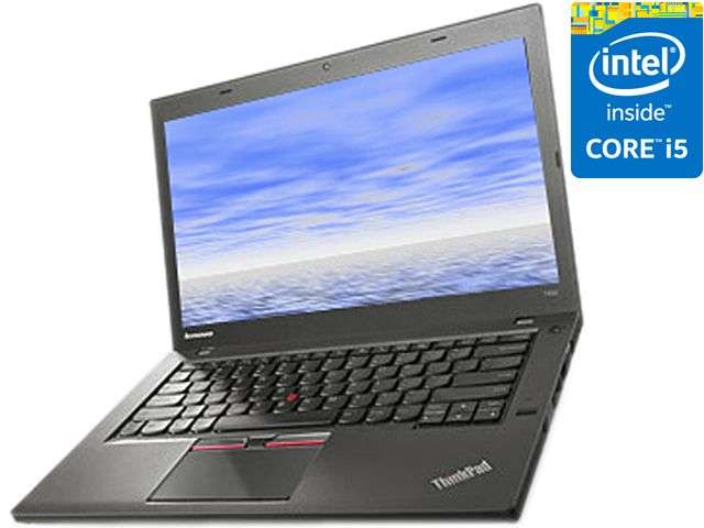 Lenovo ThinkPad T450 14inch  Intel Core i5-5200U 2.20 GHz 500GB 8GB RAM 5th Generation