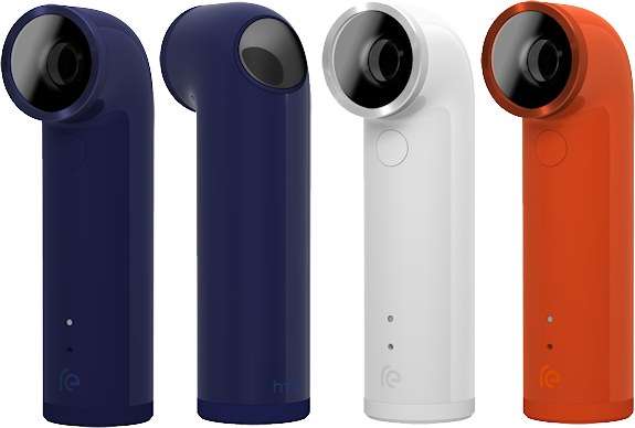 HTC - RE 16.0-Megapixel Digital Camera 1080p Full HD Picture and Video -  Navy