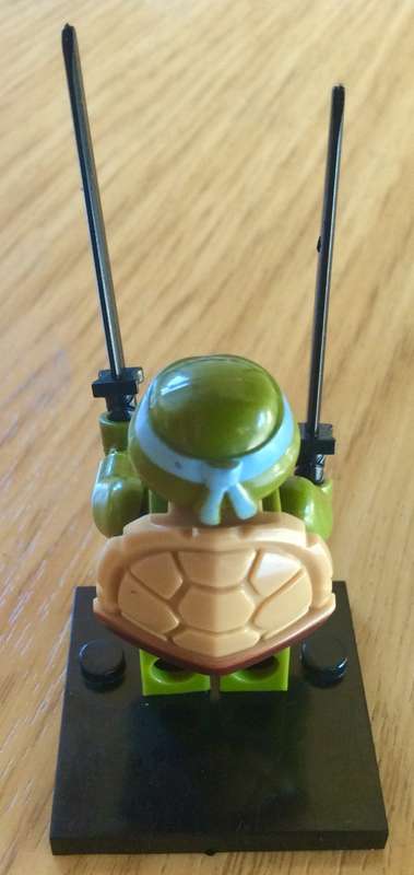 Kids Building Blocks : 6 Pack ''SPECIAL" (5 X Ninja Turtles& 1 X Soldier) version (No 0216E)