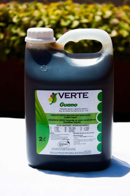 Fertilizer Organic Seabird Guano Liquid : 5 Liters @ R190 (Provide 200 Lt of plant food)