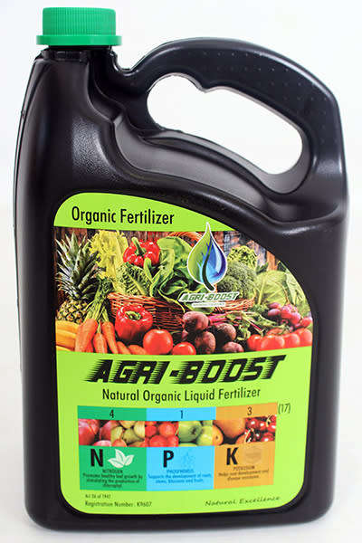 Agri-Boost (3 in 1) : 100% Bio-Organic Liquid Fertiliser (Dilute 1:200) Growth Stimulant 5 Liter