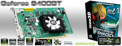 Nvidia GeForce 9400GT 1GB DDR2 PCI-E Graphic Card 128bit