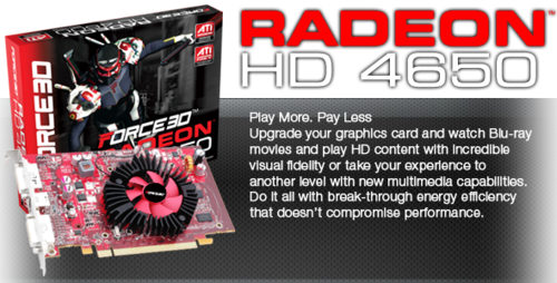 SALE ATI 4650 Graphic Card 1GB DDR2 128Bit