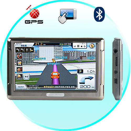 FREE SHIPPING Galileo 5 Inch Touch Screen Multimedia GPS with Bluetooth, FM Transmitter, AVI Player