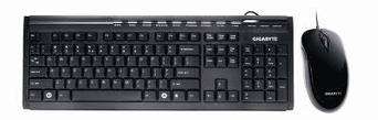 GIGABYTE KM6150 Wired USB Desktop Set -Desktop Multimedia Keyboard & DPI Adjustabl GK-KM6150