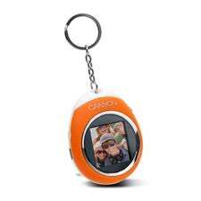 Canyon Digital Photo frame, 1.5" (128 X 128) keyring with rechargable battery -Orange CNR-DPF15O
