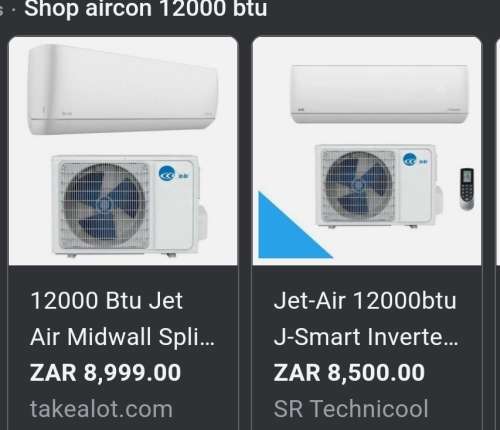 Air-conditioner Split type 1200BTU
