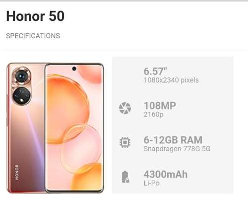 Honor H50