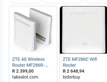 ZTE MF 286F Wireless Router CAT6