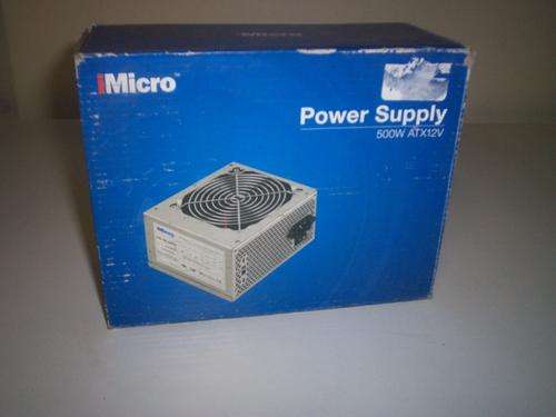 Power Supply 500W ATX 12V & Play & Charge Bundle