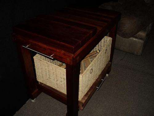 Butcher block table