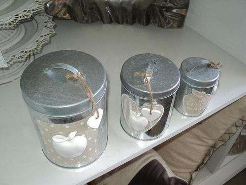 3 Tin set Decorated