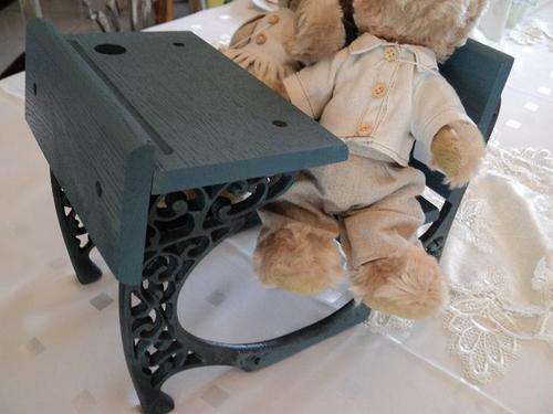 Small Cast Iron Steel Bench