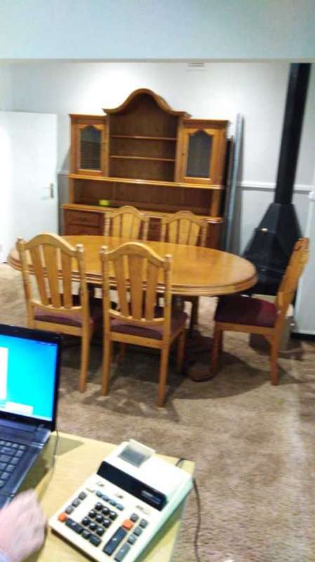 Solid Oak Dining Room Suite