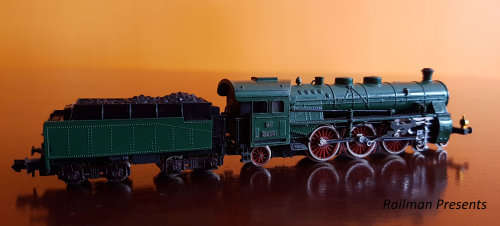 Arnold 2530 (4-6-2) 3610 K Bay STS B Green Steam Loco + 4 x Coaches