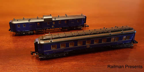 2 x Trix Compagnie Orient Coaches (Job Lot)