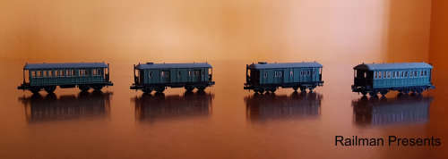 Arnold Old Timer European Coaches x 4 (Job Lot)