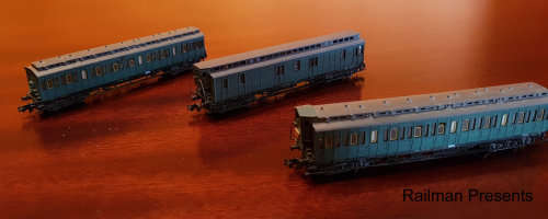 RAILROOM CLEAROUT - 3 x Roco Old Timer Coaches (N Gauge) - Job Lot