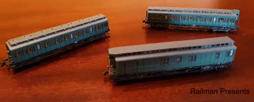 RAILROOM CLEAROUT - 3 x Roco Old Timer Coaches (N Gauge) - Job Lot