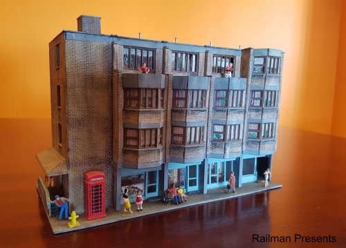 Kibri Apartment Building - HO Gauge
