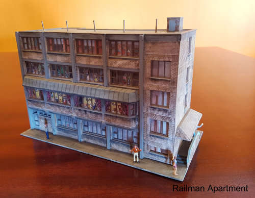 Kibri Apartment Building - HO Gauge