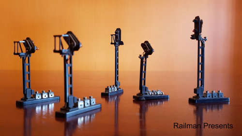 RAILROOM CLEAROUT - Coloured Light Signals (Job Lot)