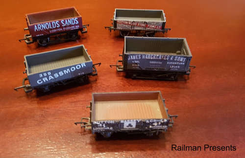 RAILROOM CLEAROUT - 5 x Mixed Traffic Trucks (OO Scale)