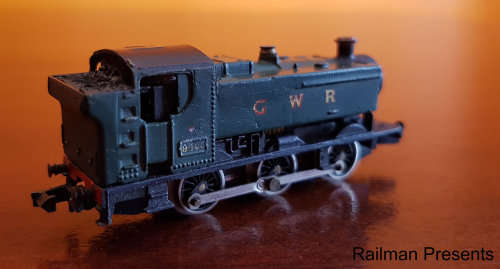 END OF YEAR CLEARANCE - G.W.R 0-6-0 Pannier Tank Loco for Repair (N Gauge)